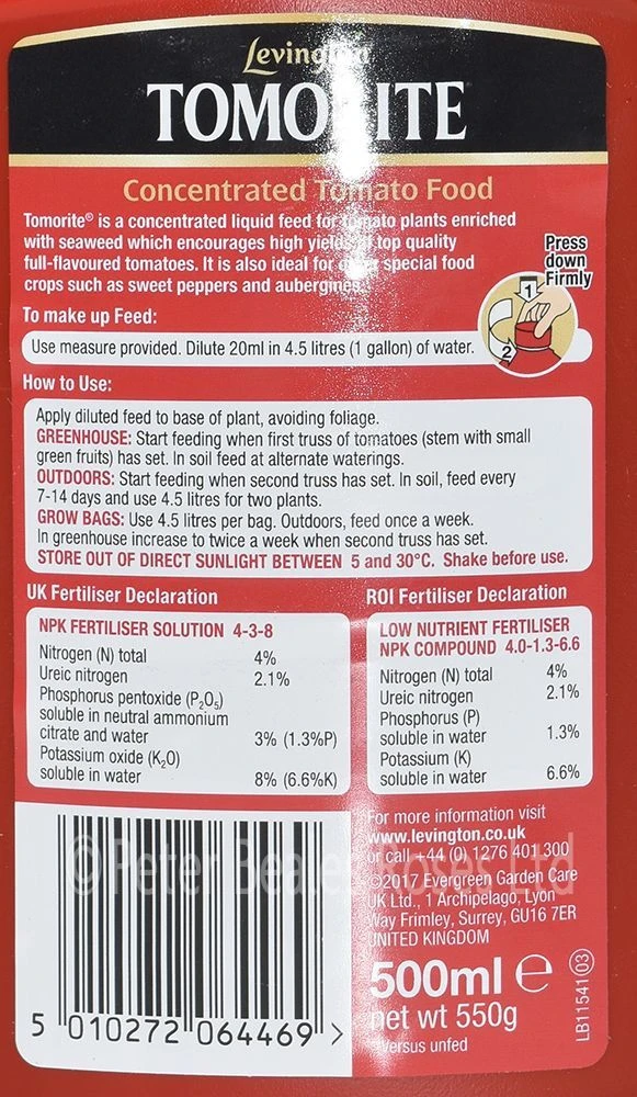Levington Tomorite 500ml 5 Levington Tomorite 500ml - Image 3